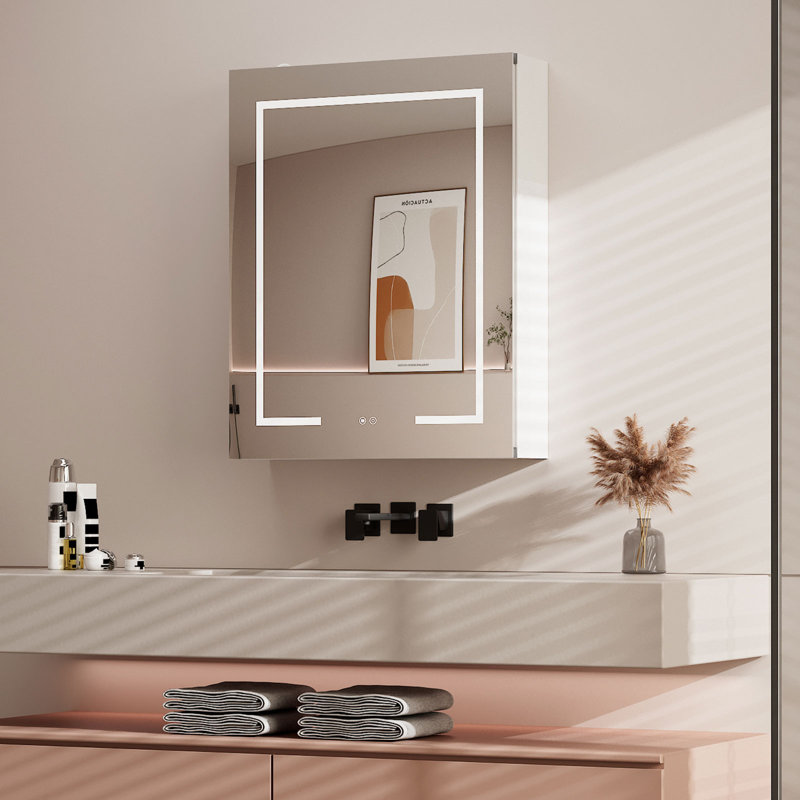 Wrought Studio Fhernando 23.6'' W 29.9'' H Frameless Medicine